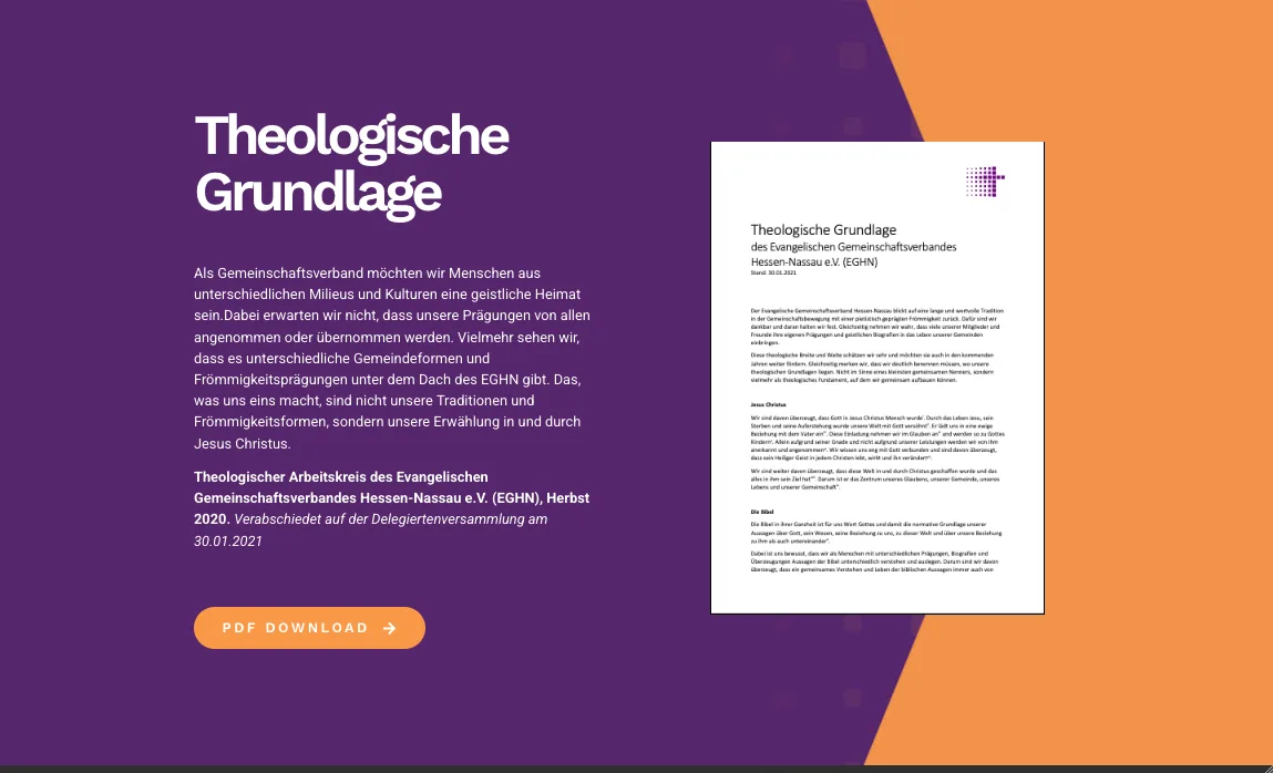 Theologische Grundlage – Ansicht Desktop