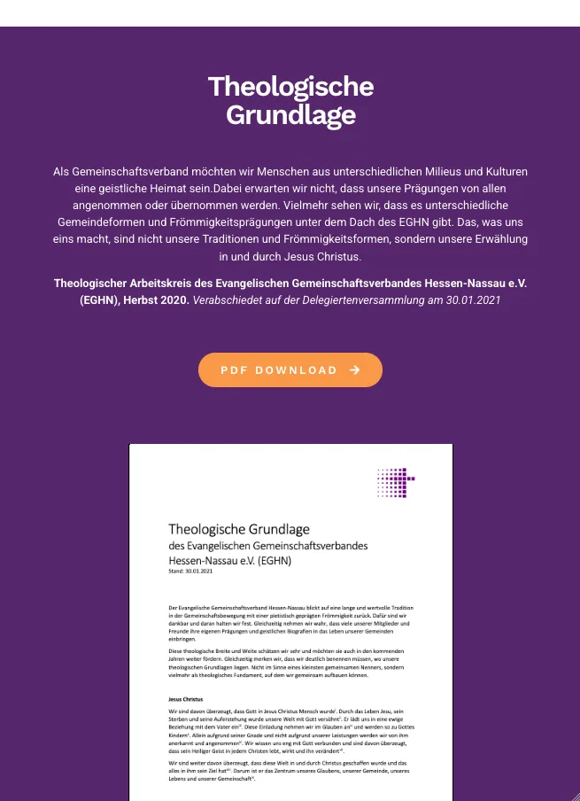 Theologische Grundlage – Ansicht Tablet