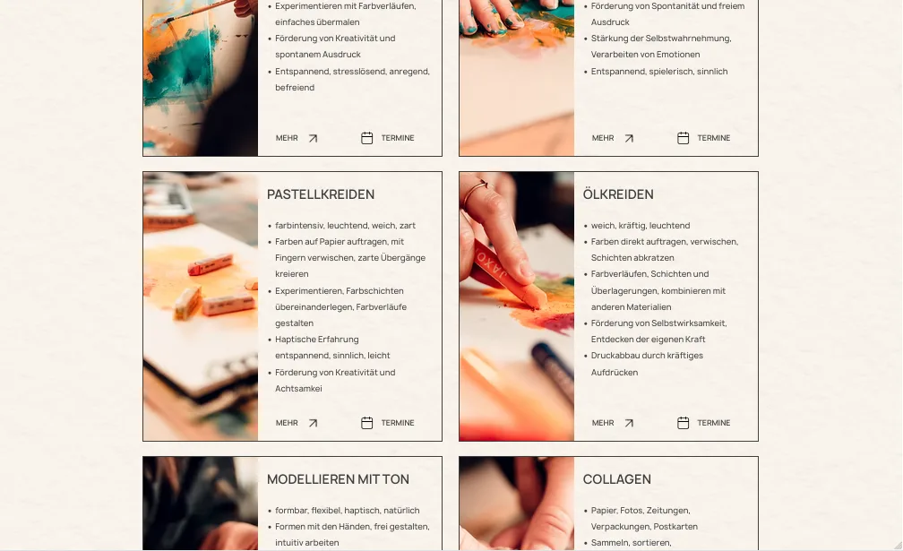 Methoden – Ansicht Desktop