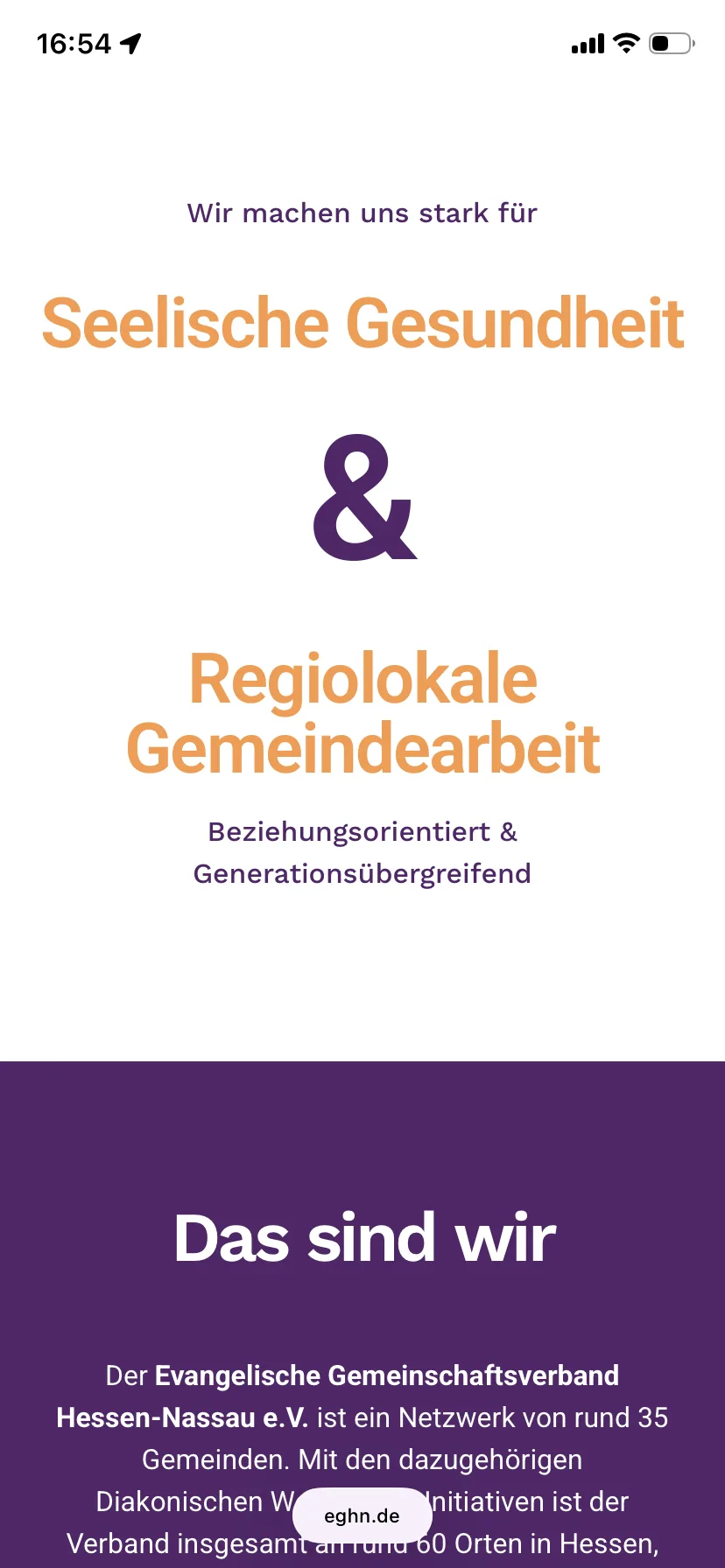 Seelische Gesundheit – Ansicht Mobil