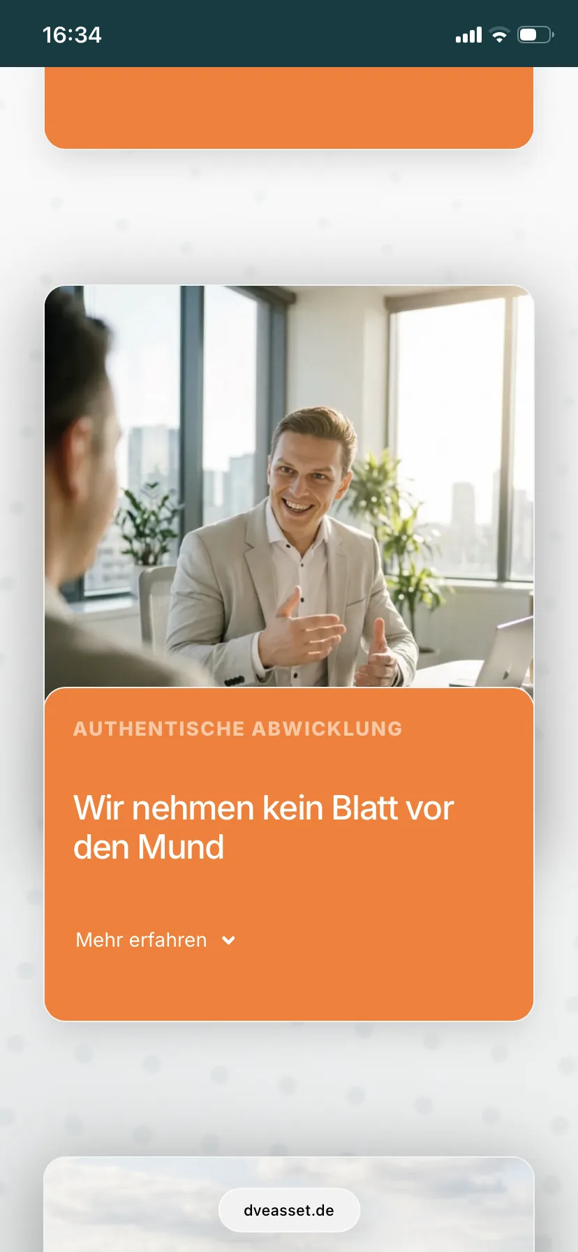 Warum wir – Ansicht Mobil