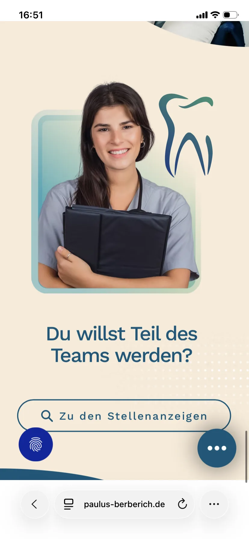 Karriere – Ansicht Mobil