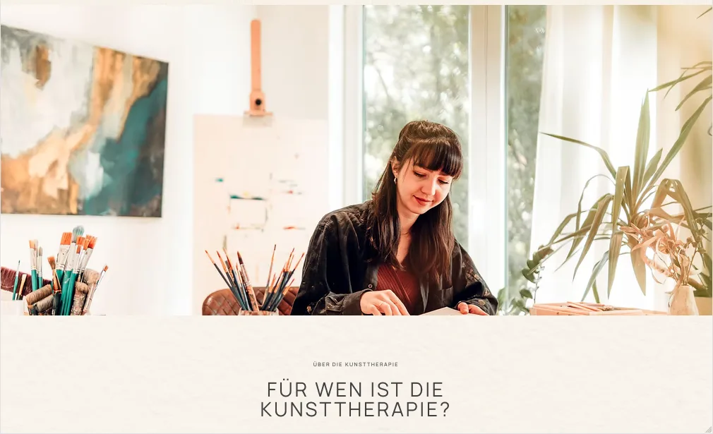 Für wen ist die Kunsttherapie – Ansicht Desktop