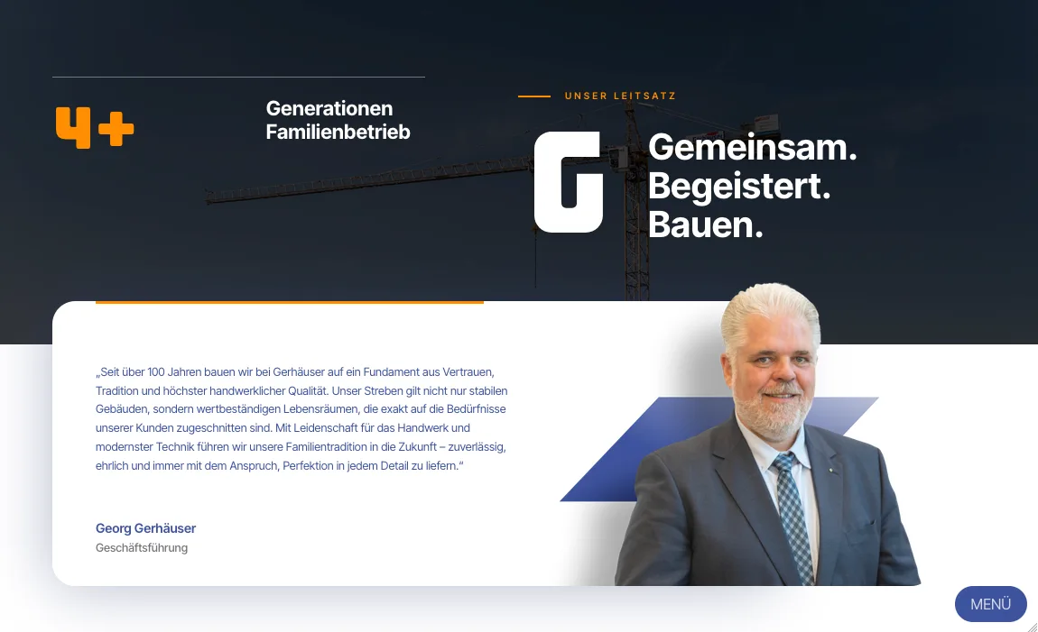 Familienbetrieb – Ansicht Desktop
