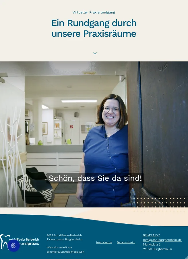 Praxisrundgang – Ansicht Tablet