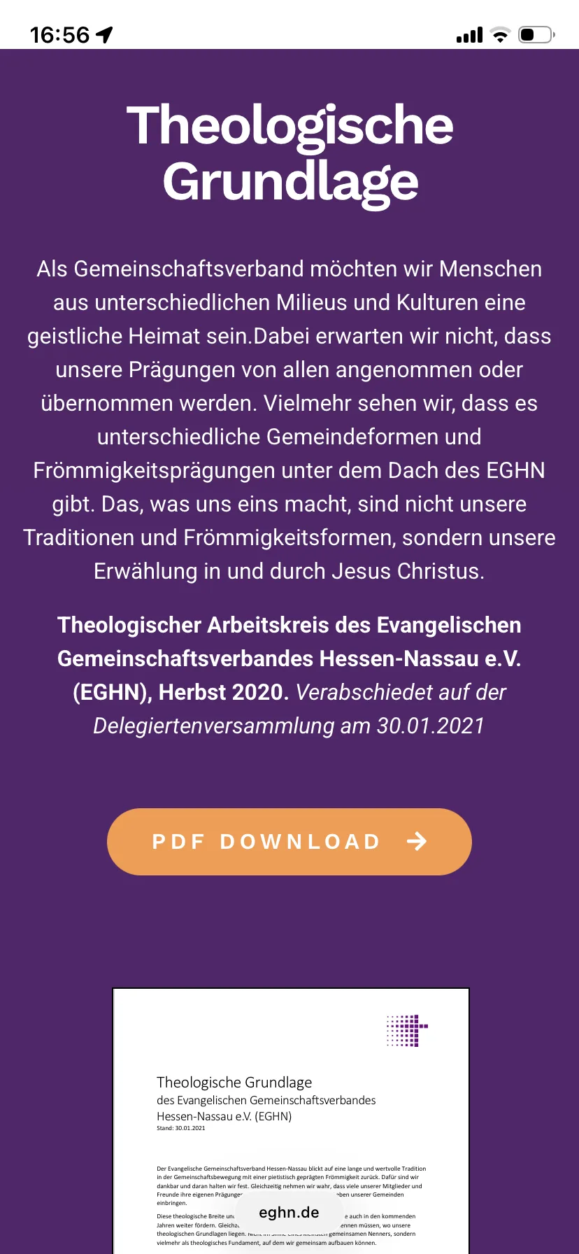 Theologische Grundlage – Ansicht Mobil