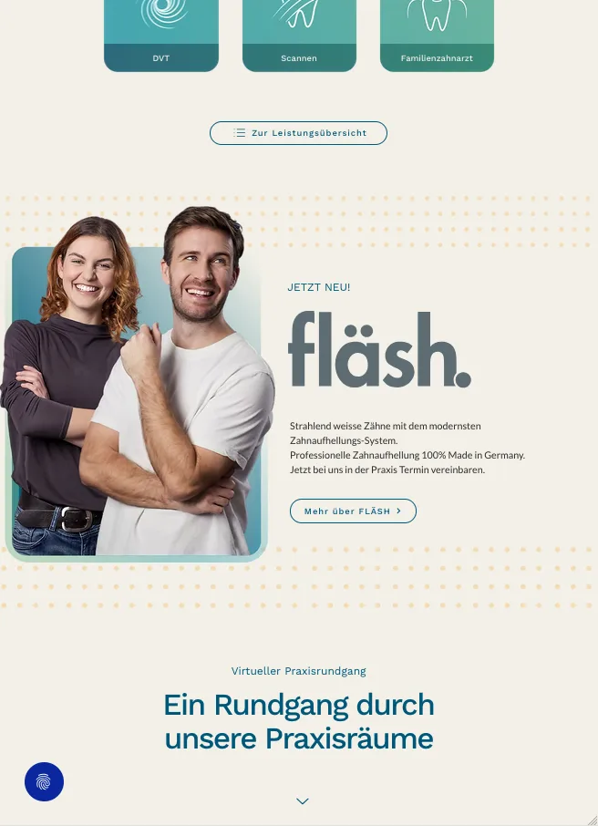 fläsh – Ansicht Tablet