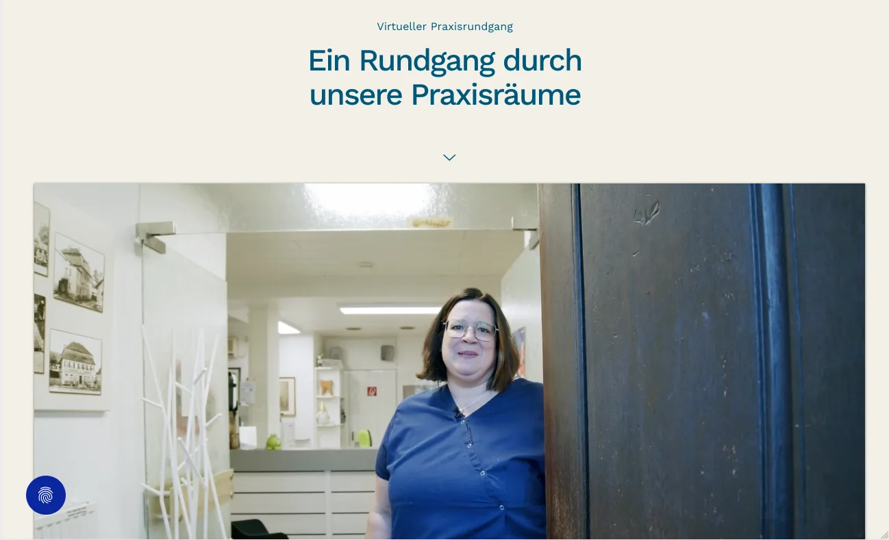 Praxisrundgang – Ansicht Desktop