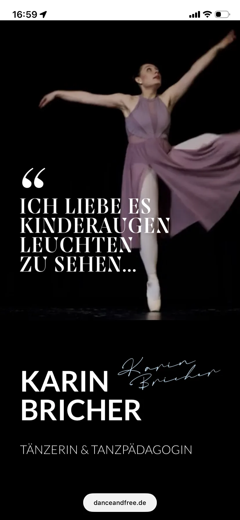 Karin Bricher – Ansicht Mobil
