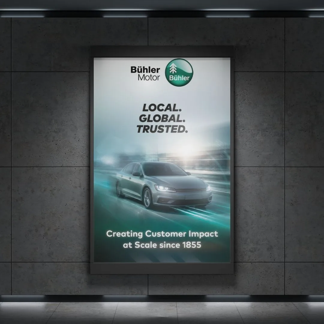 Werbebanner Bühler Motor