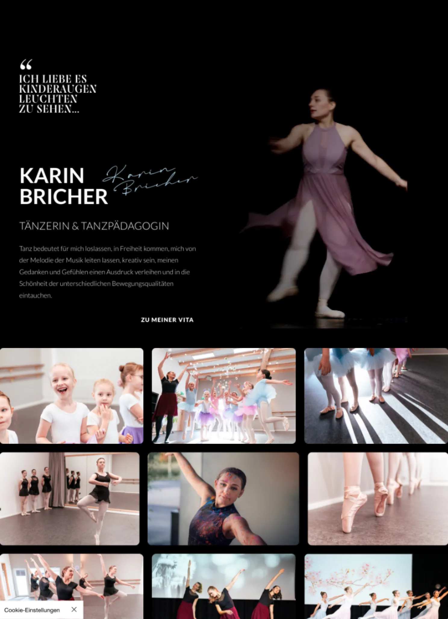 Karin Bricher – Ansicht Tablet