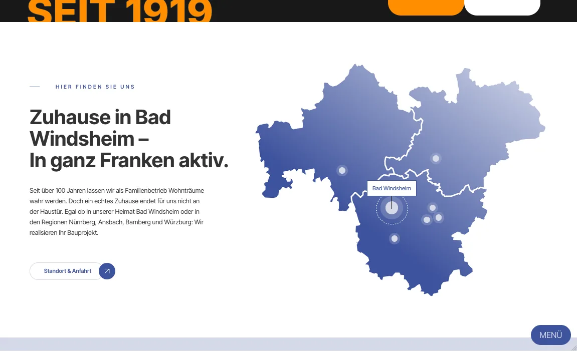 Standort – Ansicht Desktop