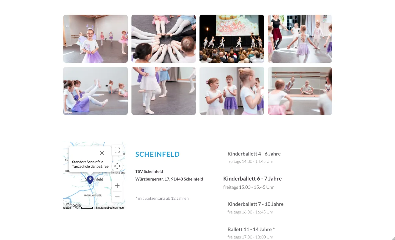 Standort Scheinfeld – Ansicht Desktop