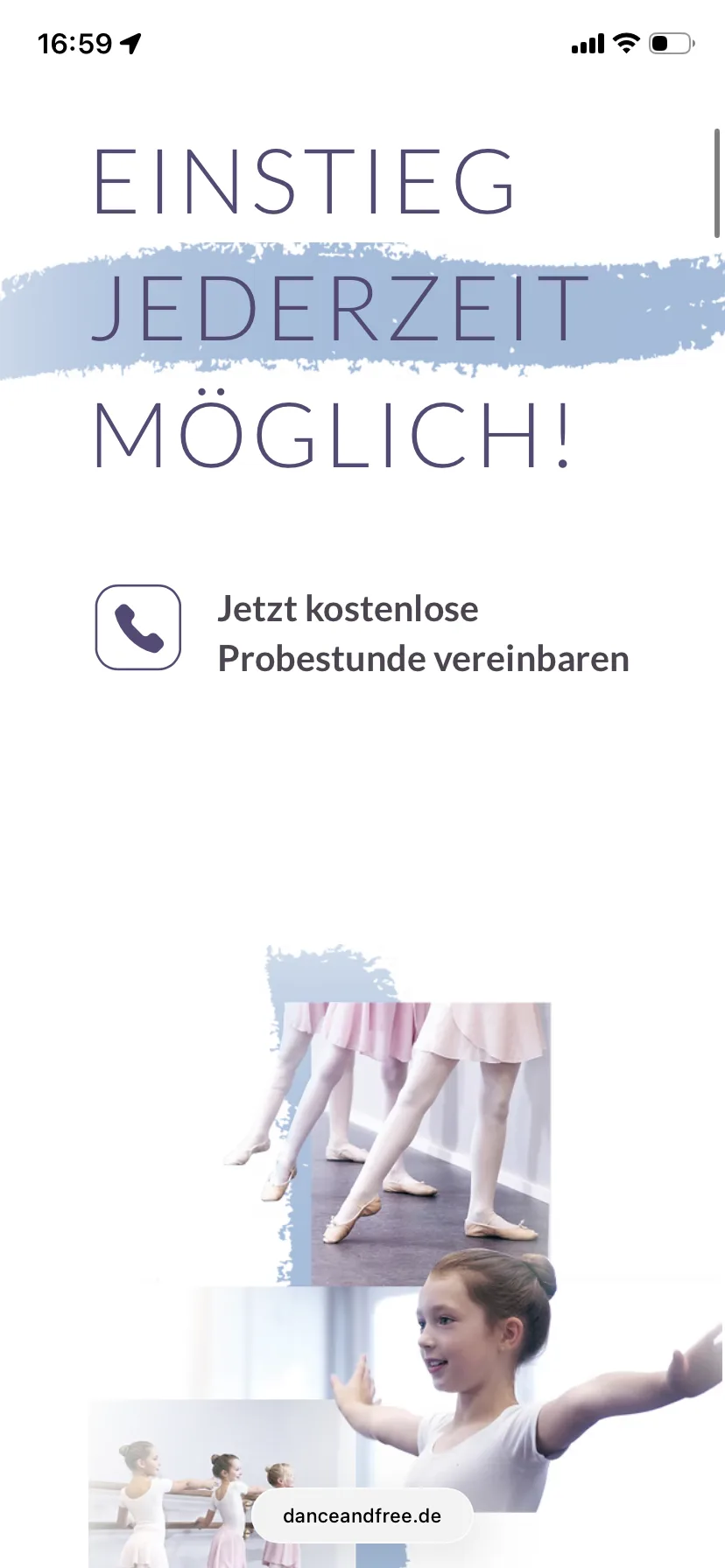 Standort Marktbergel – Ansicht Mobil