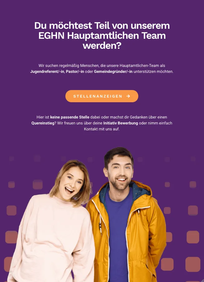 Stellenangebote – Ansicht Tablet