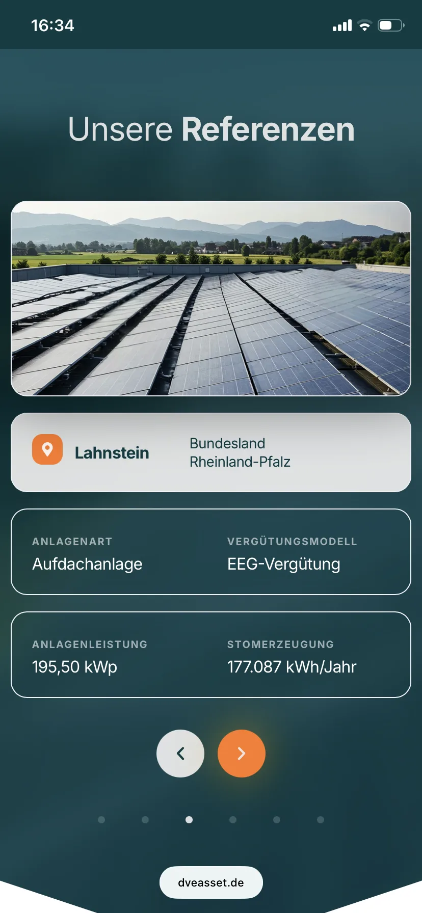 Referenzen – Ansicht Mobil