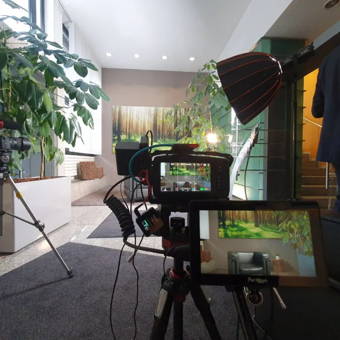 Videodreh vor Ort